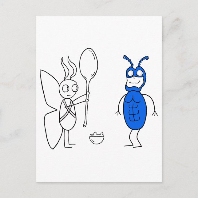 SPOOOOOONNNN är för stort Vykort (Framsida)