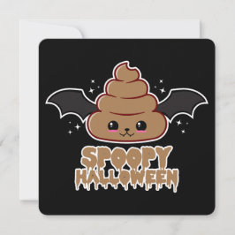 Spoopy Halloween Kawaii Julkort