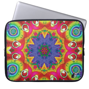 Spores Kaleidoscope Laptop Fodral