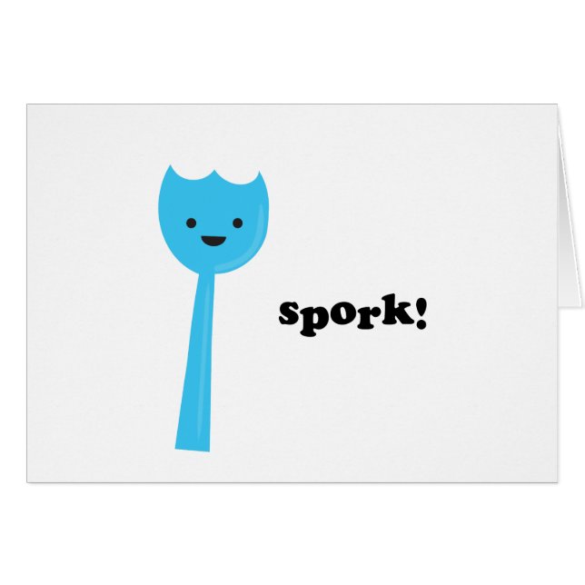 Spork! Hälsningskort (Framsidan Horizontal)