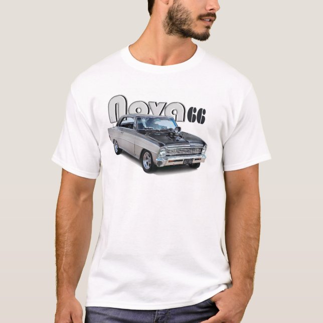 Sport 1966 för Chevrolet NOVAtoppen Tee (Framsida)