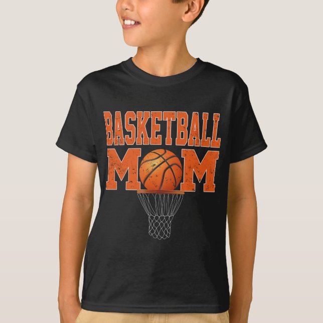 Sport Älskare | Basketboll Mamma för spelare T Shirt (Framsida)