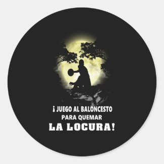 Sport Älskare | Basketboll Players Man Älskare Runt Klistermärke