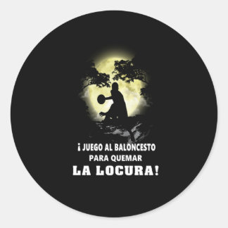 Sport Älskare | Basketboll Players Man Älskare Runt Klistermärke