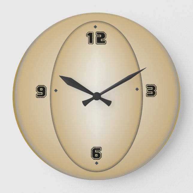 Sport art Deco Stor Klocka (Framsida)