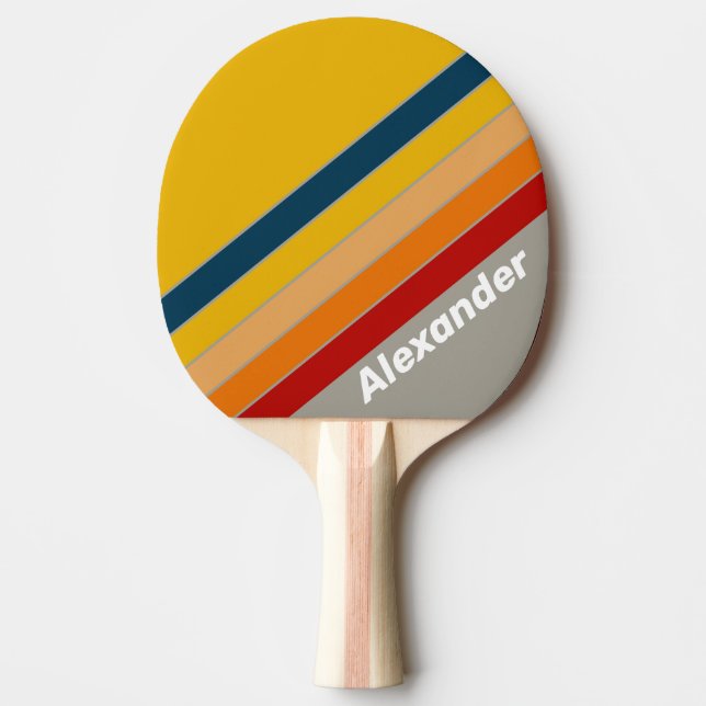 Sport Aurora Arkad Randig med Namn Pingisracket (Framsidan)