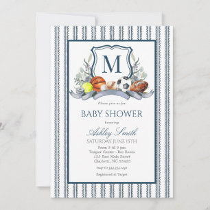 Sport Baby Shower, Inbjudan till förberedande spor