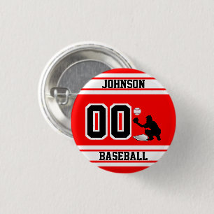 Sport Baseball - Catcher - Skapa din egen Knapp