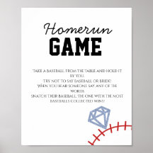 Sport Baseboll Hemmaloppa Glitter Bröllopsduschspe