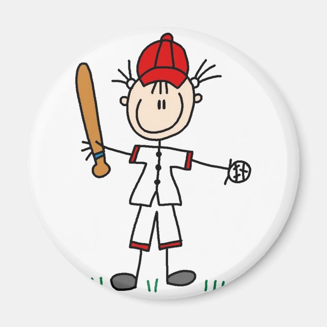 Sport Baseboll Magnet (Framsidan)