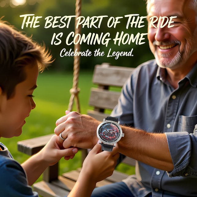 Sport Bike, American Sunset Watch. Armbandsur (Skapare uppladdad)