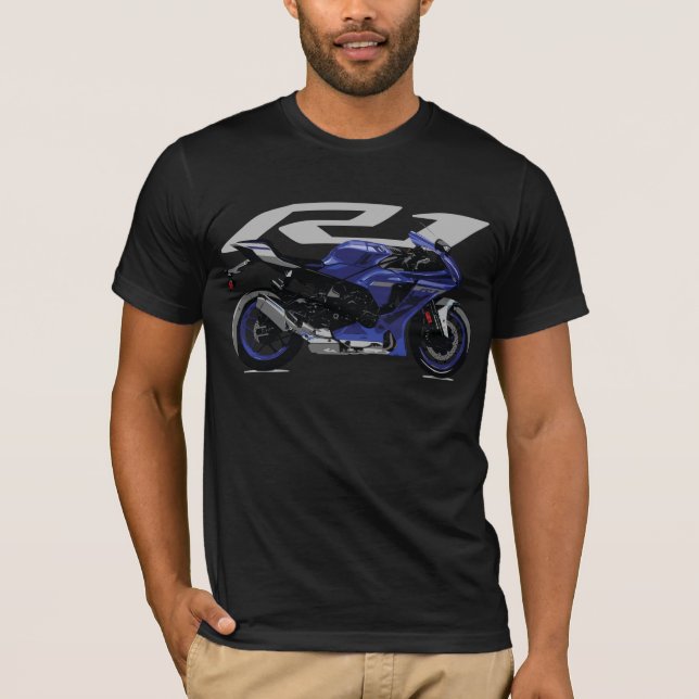 sport bike, R1 tee design (Framsida)