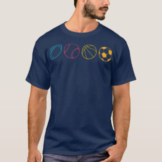 sport boll t shirt