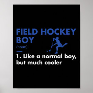 Sport Boy Definition Landhockey  Poster