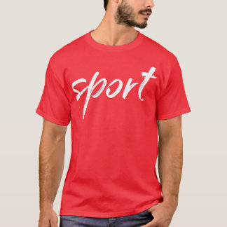 Sport Calligraphy T Shirt