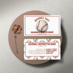 Sport Coach Baseball Visitkort<br><div class="desc">Sport Coach Baseball</div>