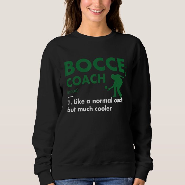 Sport Coach Definition Bocce T Shirt (Framsida)