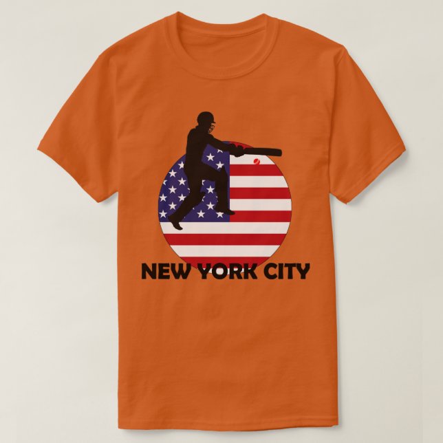 Sport Cricket & New York City T Shirt (Design framsida)