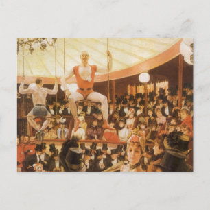 Sport Dam (alias Circus Älskare) av James Tissot Vykort
