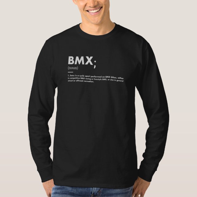 Sport Definition BMX Premium T Shirt (Framsida)