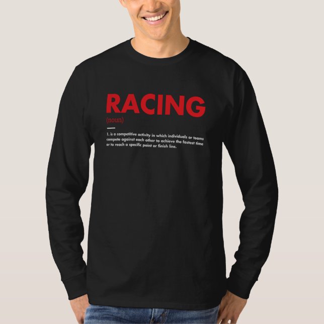 Sport Definition Racing T Shirt (Framsida)