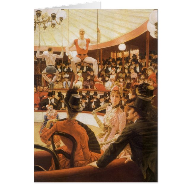 Sport (eller Circus Älskare) av James Tissot Hälsningskort (Framsidan)