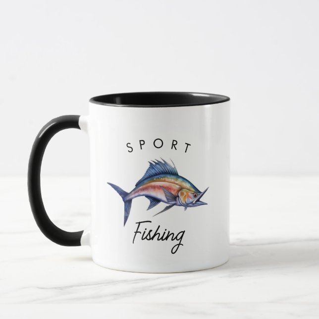 Sport Fishing Blue Marlin Mugg (Vänster)