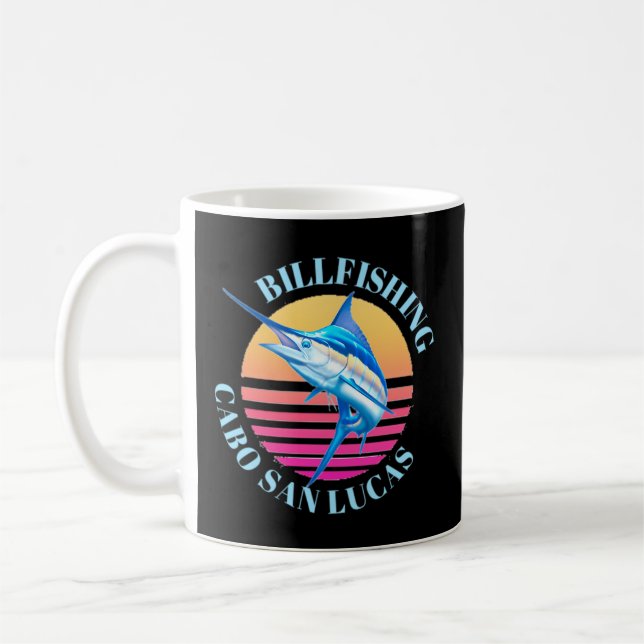 Sport Fishing Cabo San Lucas Kaffemugg (Vänster)