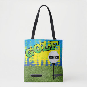 Sport Golf 🏌️ ♂️ design - DIY Text Tygkasse