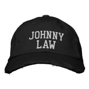 Sport Goods Golf Baseball JOHNNY LAW Broderad Keps