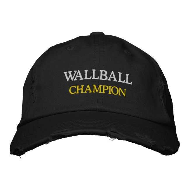Sport Goods School Games WALLBALL CHAMP Broderad Keps (Framsida)