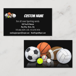 Sport Goods Store Visitkort