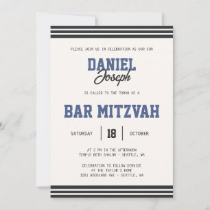 Sport jacka Pub Mitzvah-inbjudan Inbjudningar