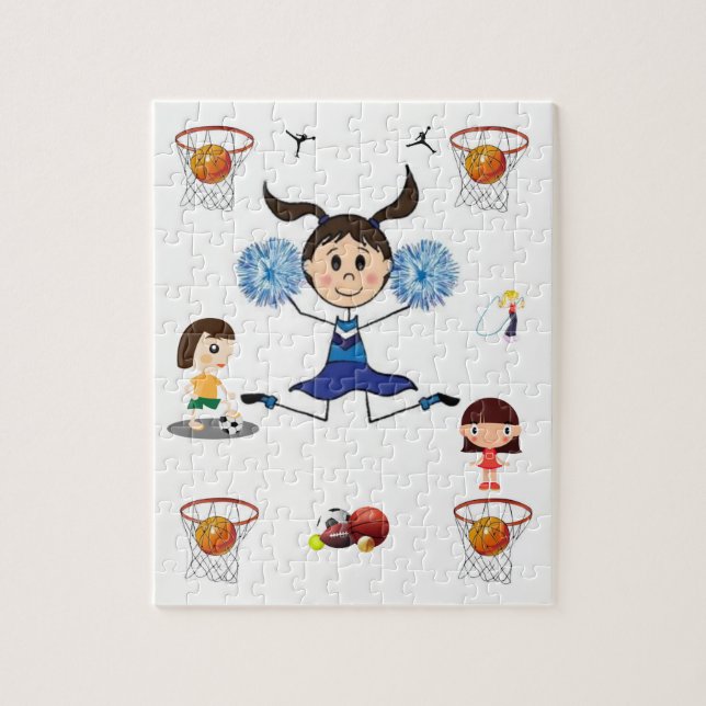 Sport Jigszle Puzzle Pussel (Vertikal)