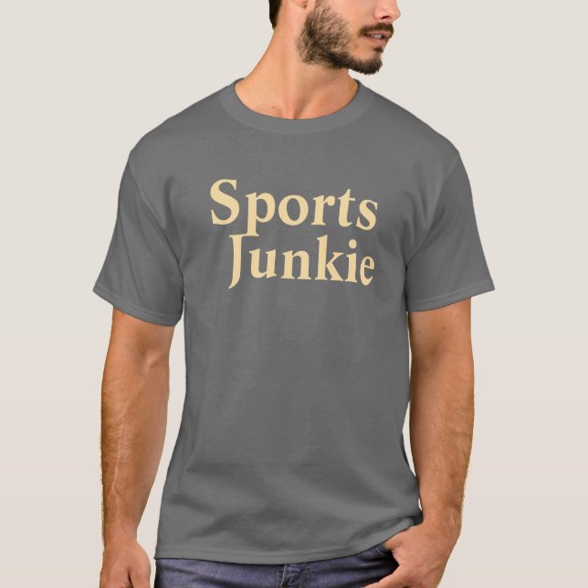 Sport Junkie Manar Dk Grått T Shirt (Framsida)