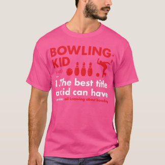 Sport Kid Definition Bowling rolig pojke T Shirt