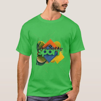 Sport lever bättre vän pojke t shirt