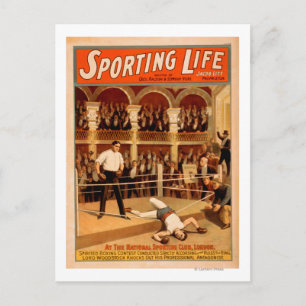"Sport Life" Poster när teatralisk uppspelning sta Vykort