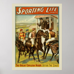 Sport Life Theater Ad Poster