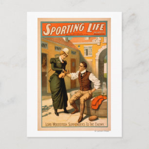 Sport LifeBoxer Boxing Theater Poster Vykort