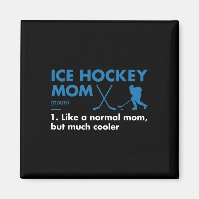 Sport Mamma Definition Ice Hockey Magnet (Framsidan)