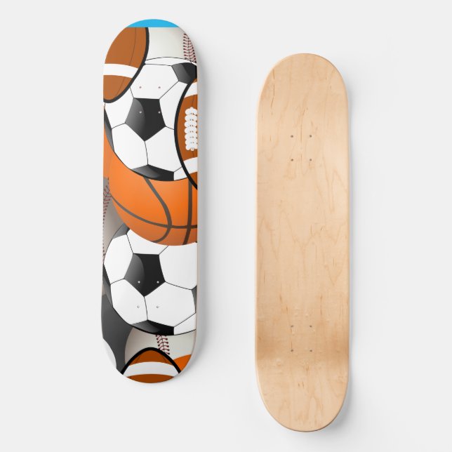Sport Mini Skateboard Bräda 18,5 Cm (Framsida)