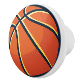 Sport Orange Basketboll Sängkammare Byrå Knopp