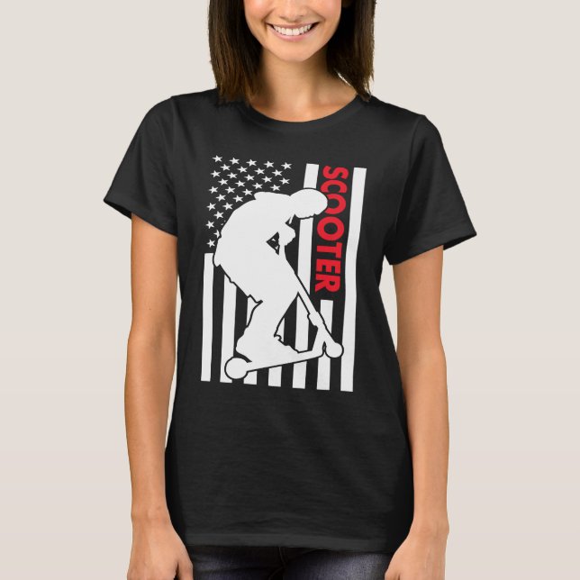 Sport Oss Flagga Skoter 1 T Shirt (Framsida)