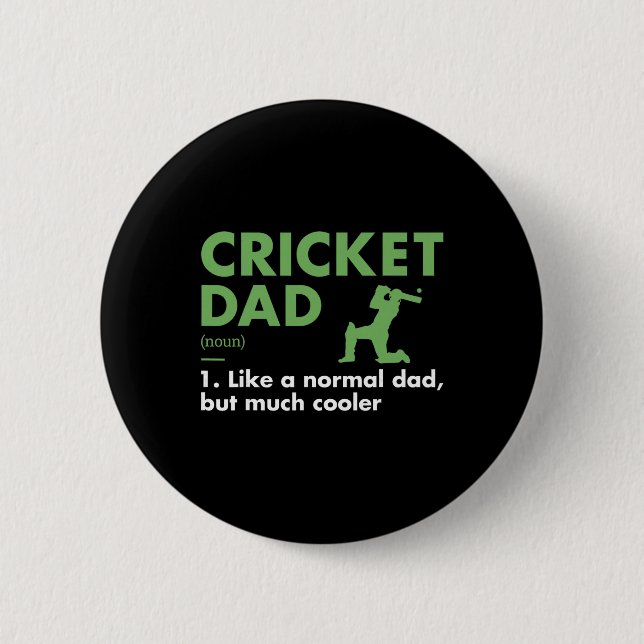 Sport Pappa Definition Cricket Knapp (Framsida)