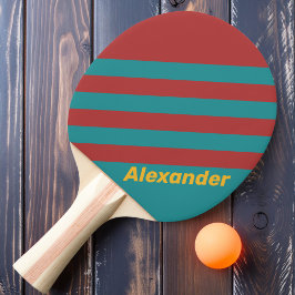 Sport Ruby Reef Ränder med namn Pingisracket