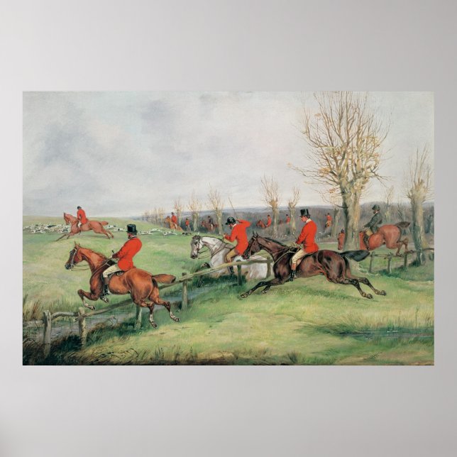 Sport Scene, 1800-talet Poster (Framsidan)