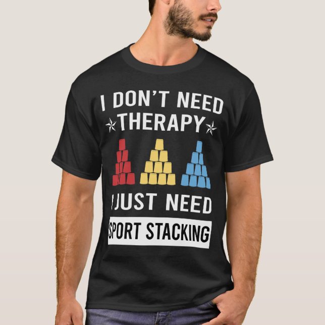 Sport Stacking Cup Stacking Speed Stacking Kopp T Shirt (Framsida)