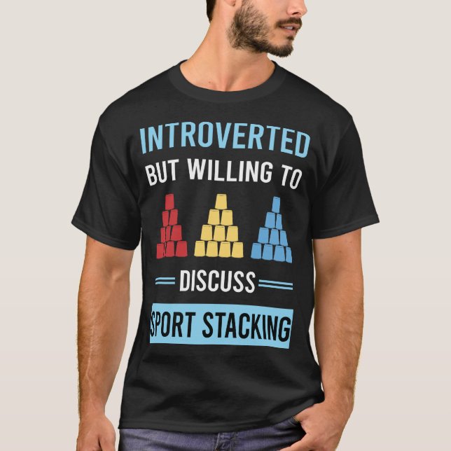 Sport Stacking Cup Stacking Speed Stacking Koppar T Shirt (Framsida)