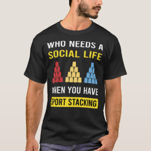 Sport Stacking Cup Stacking Speed Stacking Koppar T Shirt